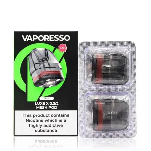 Vaporesso Luxe X Mesh Replacement 0.3 Ohm Pods (Pack of 2)