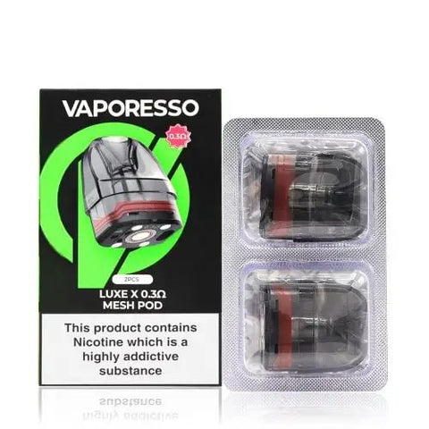 Vaporesso Luxe X Mesh Replacement 0.3 Ohm Pods (Pack of 2)