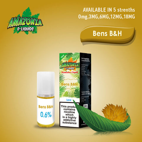 50/50 E-Liquid 10ml By Amazonia
