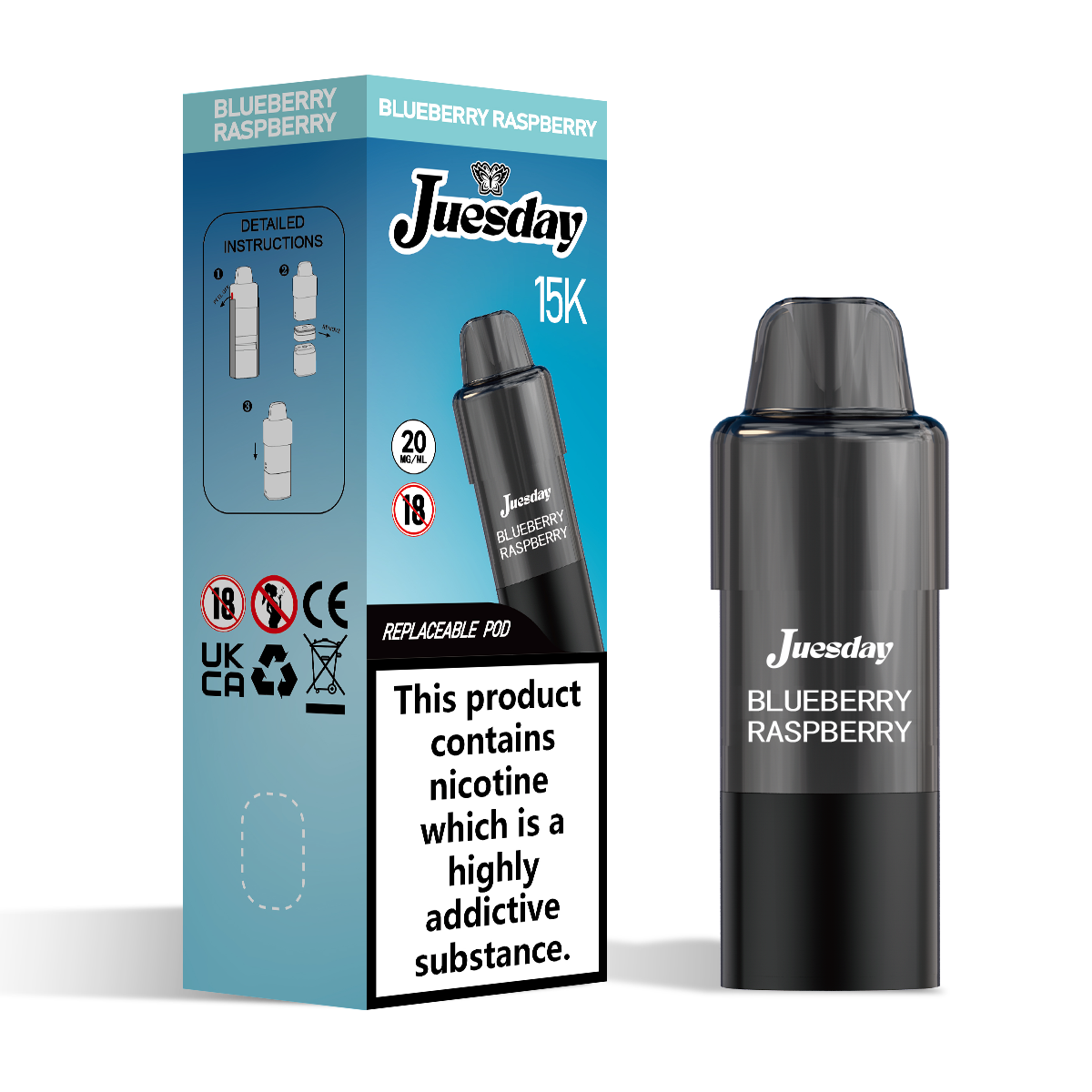 Juesday 15000 Refill Pod