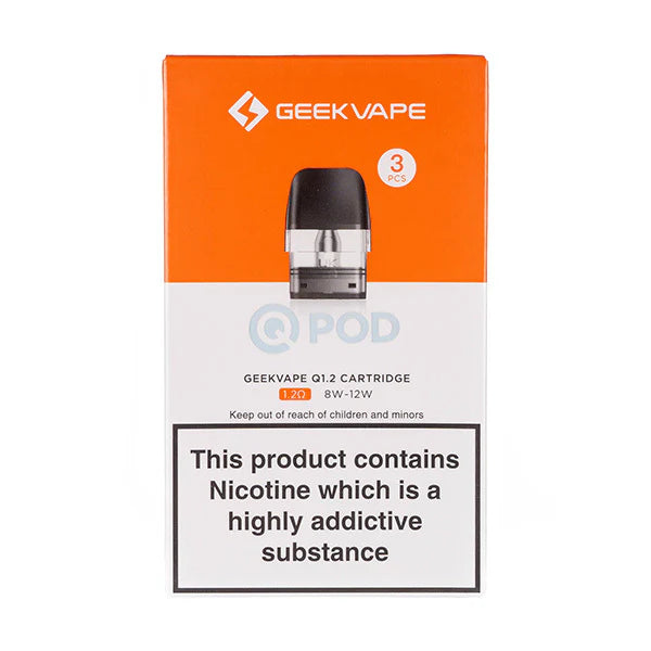 Q Cartridge Replacement Pods by Geek Vape 1.2 Ohm