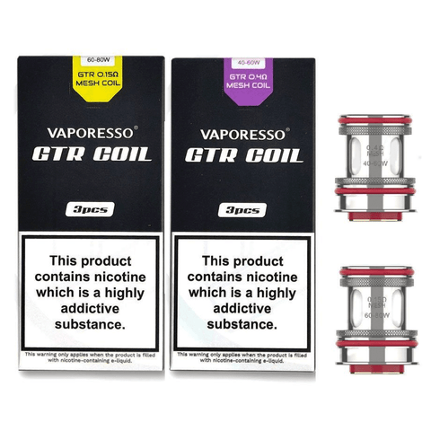 Vaporesso GTR – 0.15/0.4 ohm Mesh Coils (Pack of 3)