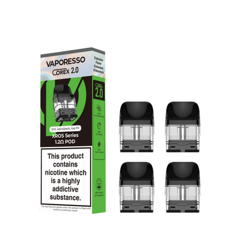 Vaporesso Xros Series Corex 2.0 Version Replacement Pods(Pack of 4)
