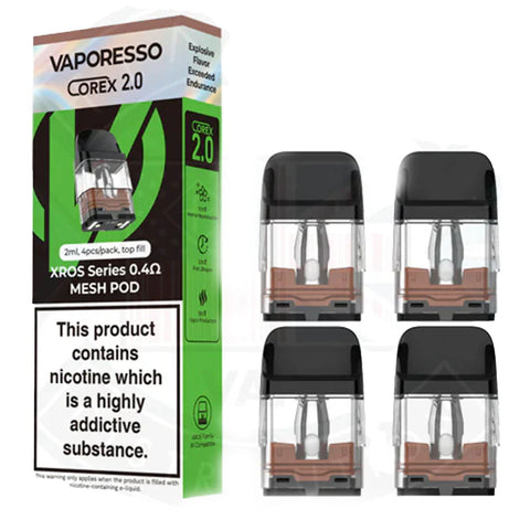 Vaporesso Xros Series Corex 2.0 Version Replacement Pods(Pack of 4)