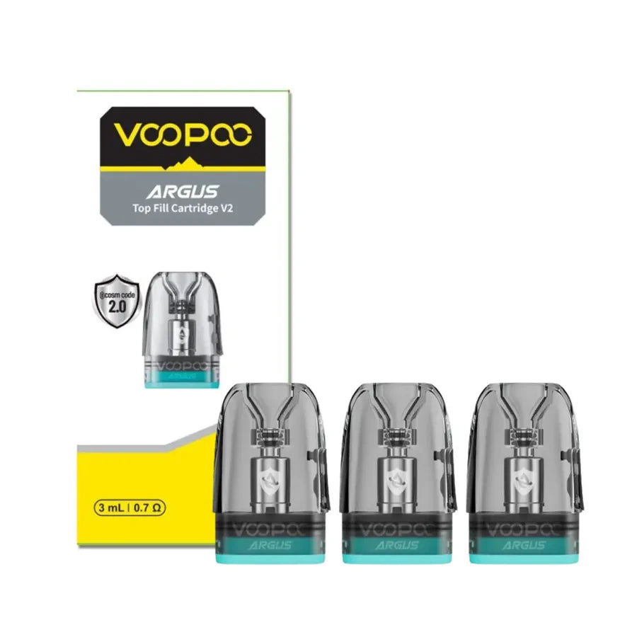 VooPoo Argus Top Fill V2 Replacement Pod Cartridges 0.7 Ohm