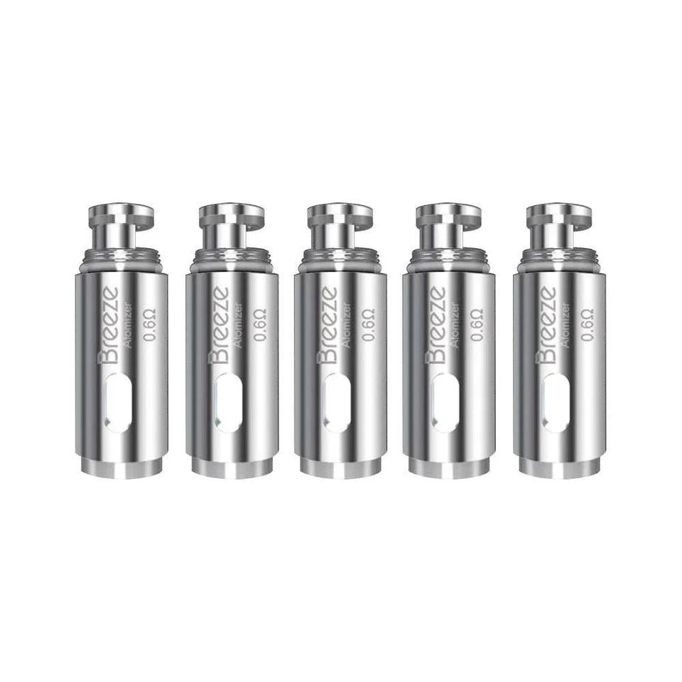 Aspire Breeze Replacement Coils Pack of 5 - 0.6 & 1.0 ohm
