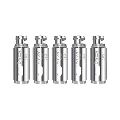 Aspire Breeze Replacement Coils Pack of 5 - 0.6 & 1.0 ohm