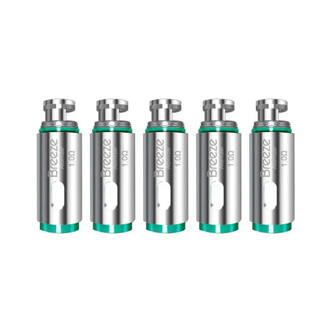 Aspire Breeze Replacement Coils Pack of 5 - 0.6 & 1.0 ohm