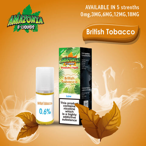 50/50 E-Liquid 10ml By Amazonia