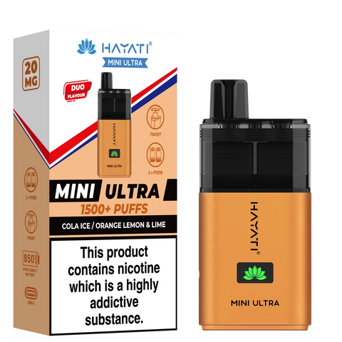 Hayati Mini Ultra 1500 Puffs Disposable Vape