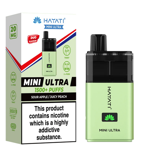Hayati Mini Ultra 1500 Puffs Disposable Vape