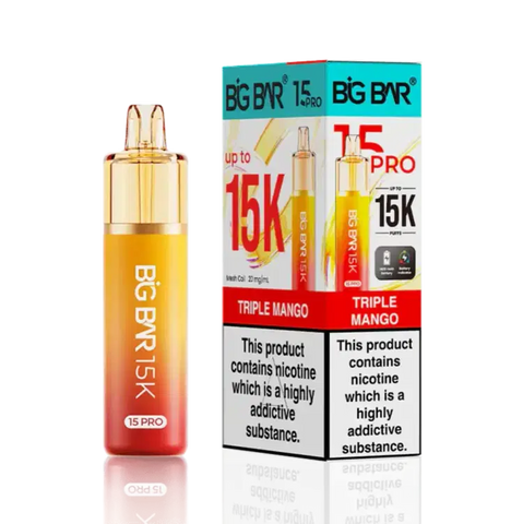 Big Bar Pro 15K Prefilled Vape Kit - Only £7.99 | Any 3 for £21