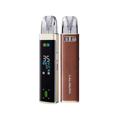 uwell-caliburn-g3-pro-pod-vape-kit-brown-leather